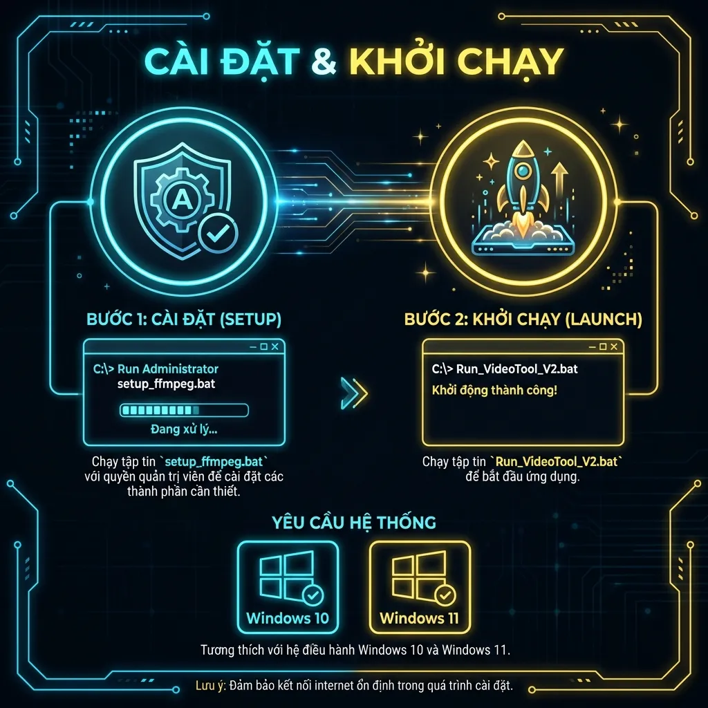 Cài đặt & Khởi chạy